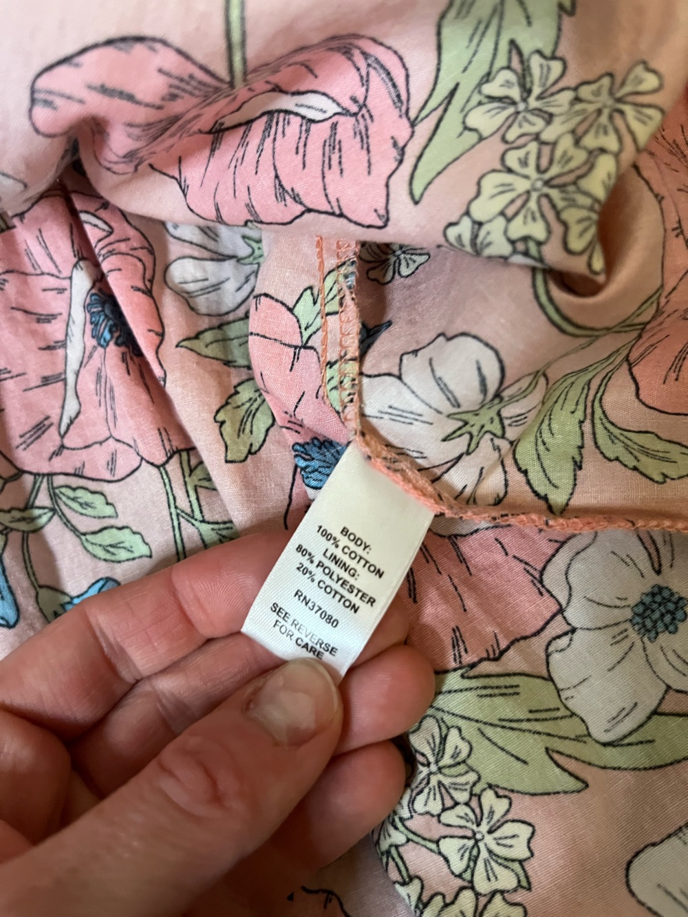 Versona Coral Floral Puff-Sleeve Babydoll Blouse Y2K Inspired - Picture 6 of 8
